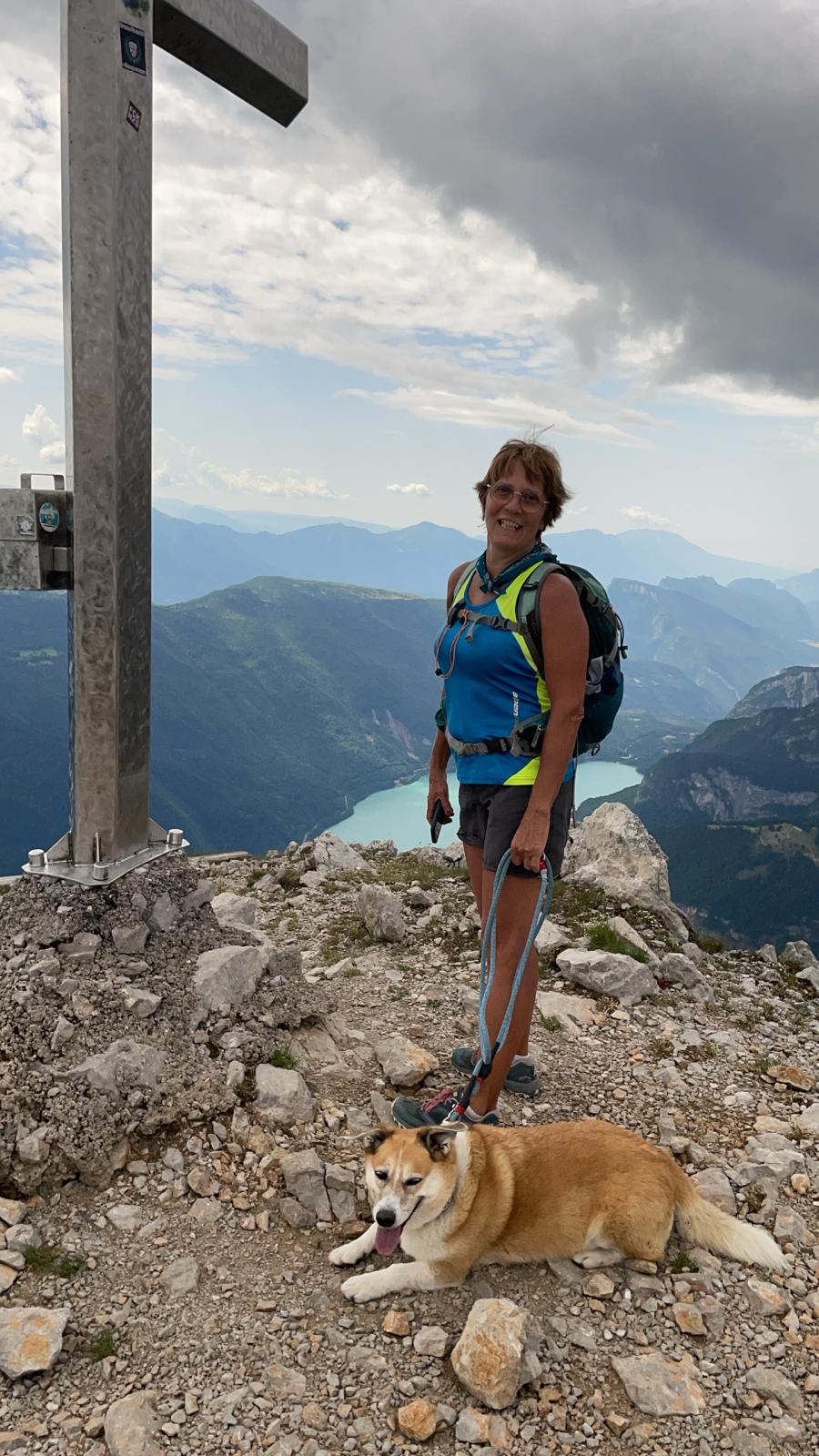 Piz Galin 2441m von Andalo 1162m aus, technisch anspruchsvolle alpine Bergtour