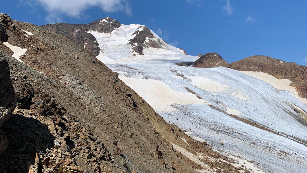Fürkelscharte 3032m  von der Malga Mare, Val di Peio aus. Bergwanderung Hochalpin.