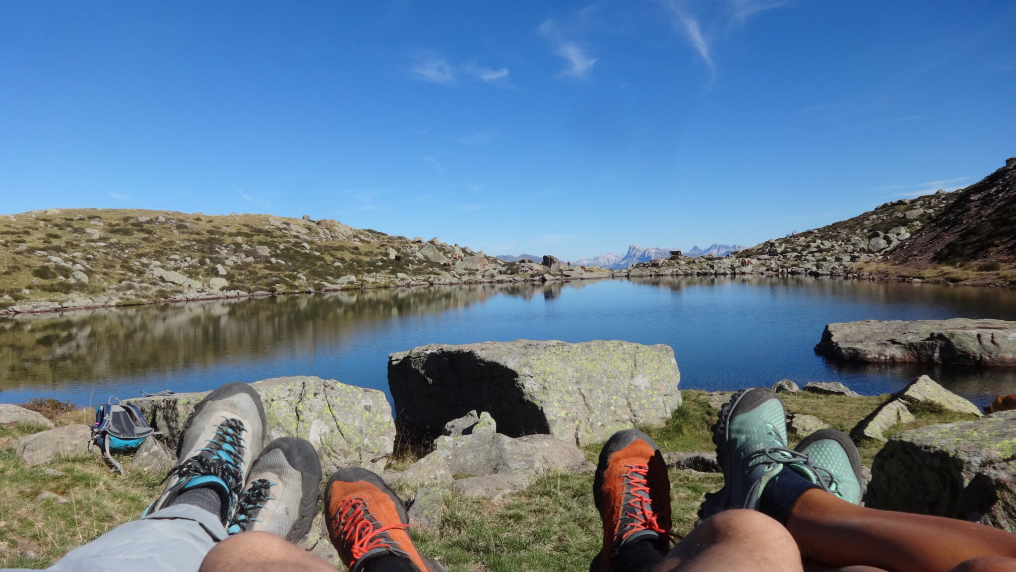 Sarner Scharte 2468m – Villandersberg 2509m- Totensee – Seebergseen -Tengler.   Rundwanderung